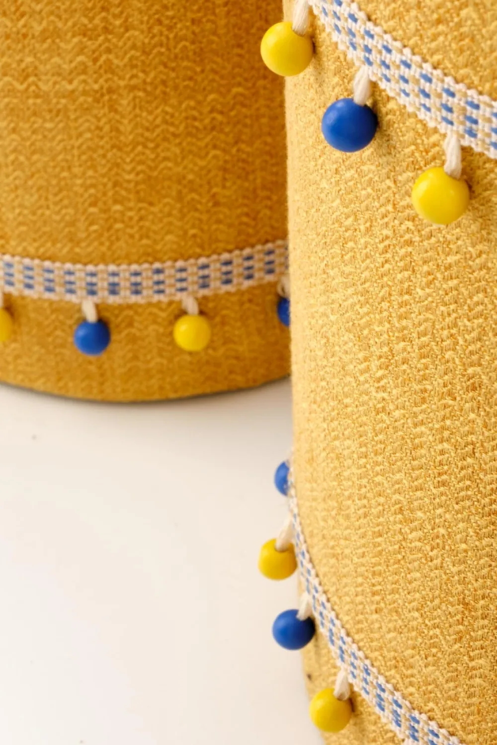 Halmar Fotele*GRADO zestaw 2 puf, żółty (1p=1szt)1 sztuka