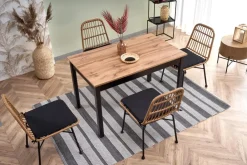 Halmar Stoły*GREG stół rozkładany kolor dąb wotan/czarny (1p=1szt)1 sztuka