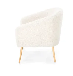 Halmar Fotele*GRIFON 2 fotel wypoczynkowy kremowy / naturalny (1p=1szt))1 sztuka