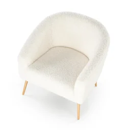 Halmar Fotele*GRIFON 2 fotel wypoczynkowy kremowy / naturalny (1p=1szt))1 sztuka