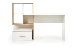 Halmar Biurka*GROSSO biurko dąb złoty / biały (2p=1szt)1 sztuka