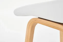 Halmar Taborety I Hokery*H86 hoker biało / popiel (1p=2szt)1 sztuka