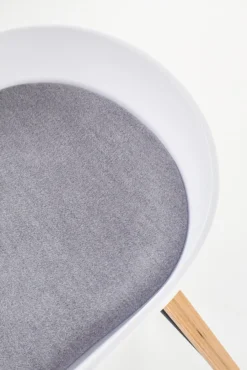 Halmar Taborety I Hokery*H86 hoker biało / popiel (1p=2szt)1 sztuka