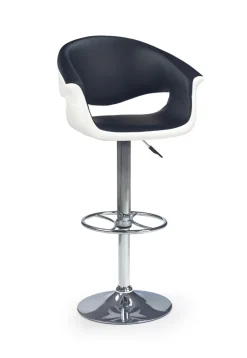 Halmar Taborety I Hokery*H46 hoker biało-czarny (1p=1szt)1 sztuka