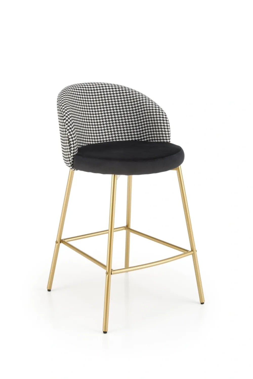 Halmar Taborety I Hokery*H113 hoker czarny / biały (2p=2szt)1 sztuka