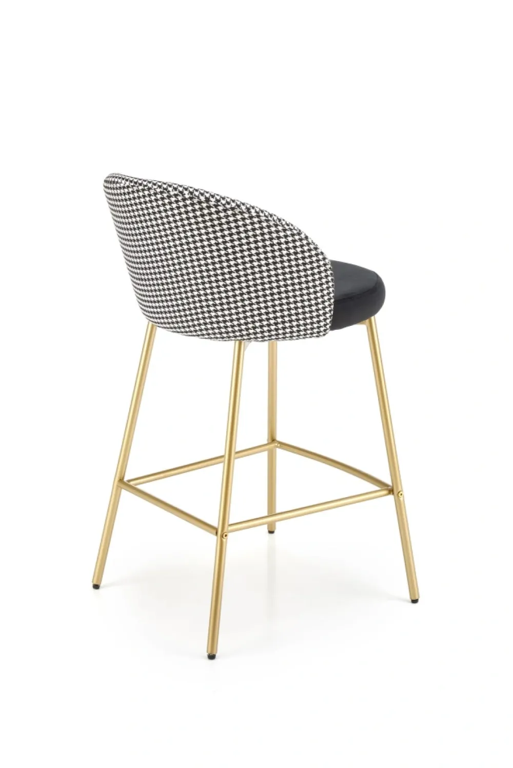 Halmar Taborety I Hokery*H113 hoker czarny / biały (2p=2szt)1 sztuka