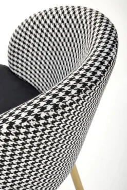 Halmar Taborety I Hokery*H113 hoker czarny / biały (2p=2szt)1 sztuka