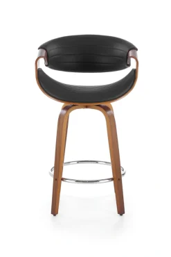 Halmar Taborety I Hokery*H123 hoker czarny / orzechowy (1p=1szt)1 sztuka