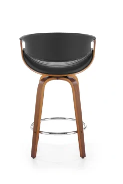 Halmar Taborety I Hokery*H123 hoker czarny / orzechowy (1p=1szt)1 sztuka