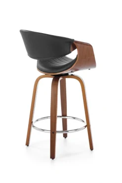 Halmar Taborety I Hokery*H123 hoker czarny / orzechowy (1p=1szt)1 sztuka