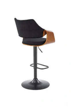 Halmar Taborety I Hokery*H124 hoker czarny / orzechowy (1p=1szt)1 sztuka