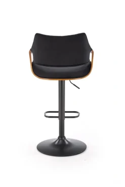 Halmar Taborety I Hokery*H124 hoker czarny / orzechowy (1p=1szt)1 sztuka