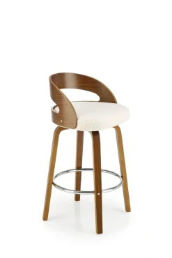 Halmar Taborety I Hokery*H110 hoker kremowy / orzechowy (1p=2szt)1 sztuka