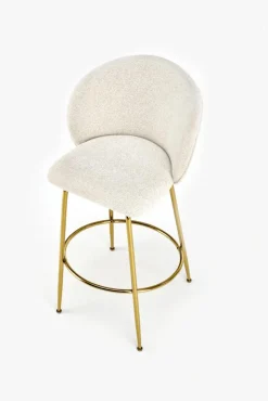 Halmar Taborety I Hokery*H116 hoker kremowy / złoty (1p=2szt)1 sztuka