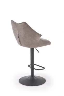 Halmar Taborety I Hokery*H122 hoker nogi - czarny, siedzisko - popielaty (1p=2szt)1 sztuka