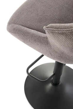 Halmar Taborety I Hokery*H122 hoker nogi - czarny, siedzisko - popielaty (1p=2szt)1 sztuka