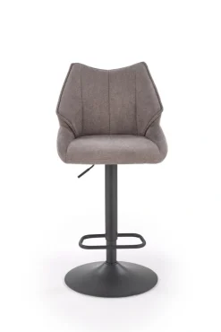 Halmar Taborety I Hokery*H122 hoker nogi - czarny, siedzisko - popielaty (1p=2szt)1 sztuka