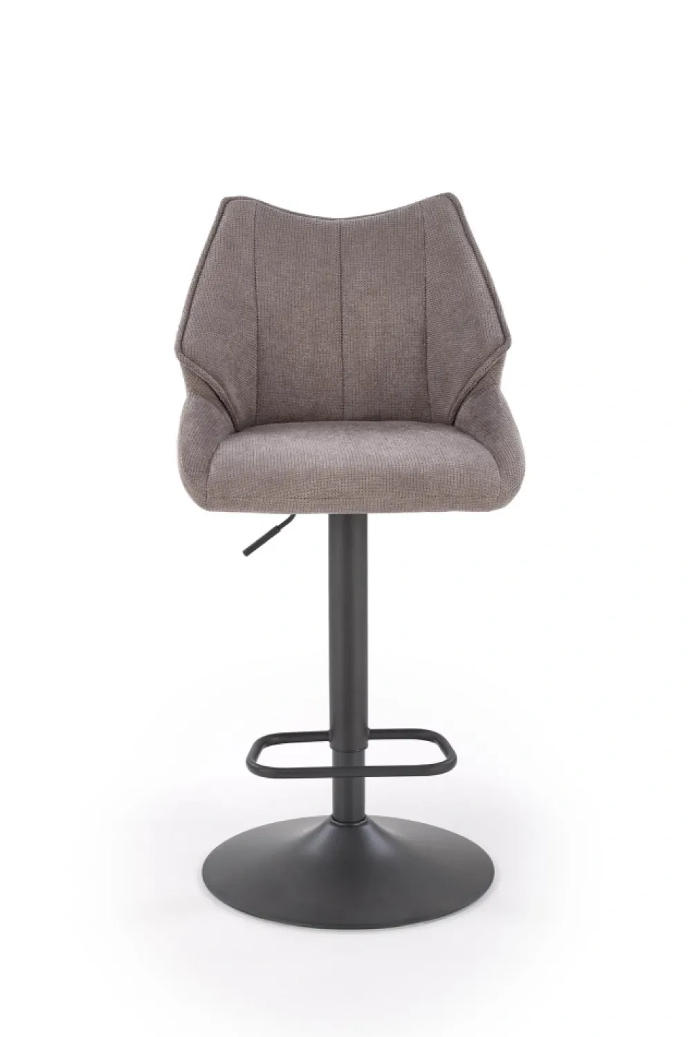 Halmar Taborety I Hokery*H122 hoker nogi - czarny, siedzisko - popielaty (1p=2szt)1 sztuka