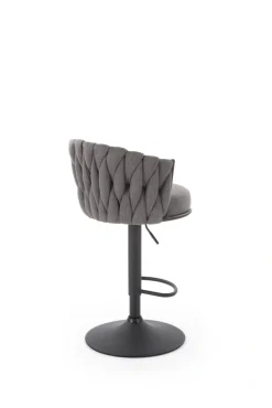 Halmar Taborety I Hokery*H125 hoker, nogi - czarny, siedzisko - popielaty (1p=2szt)1 sztuka