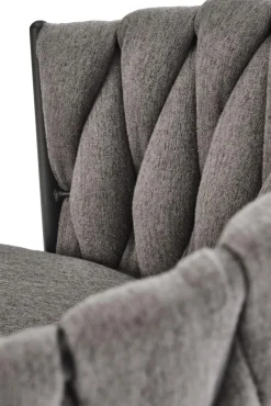 Halmar Taborety I Hokery*H125 hoker, nogi - czarny, siedzisko - popielaty (1p=2szt)1 sztuka