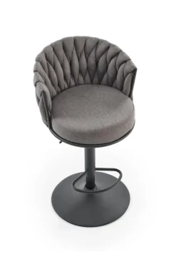 Halmar Taborety I Hokery*H125 hoker, nogi - czarny, siedzisko - popielaty (1p=2szt)1 sztuka