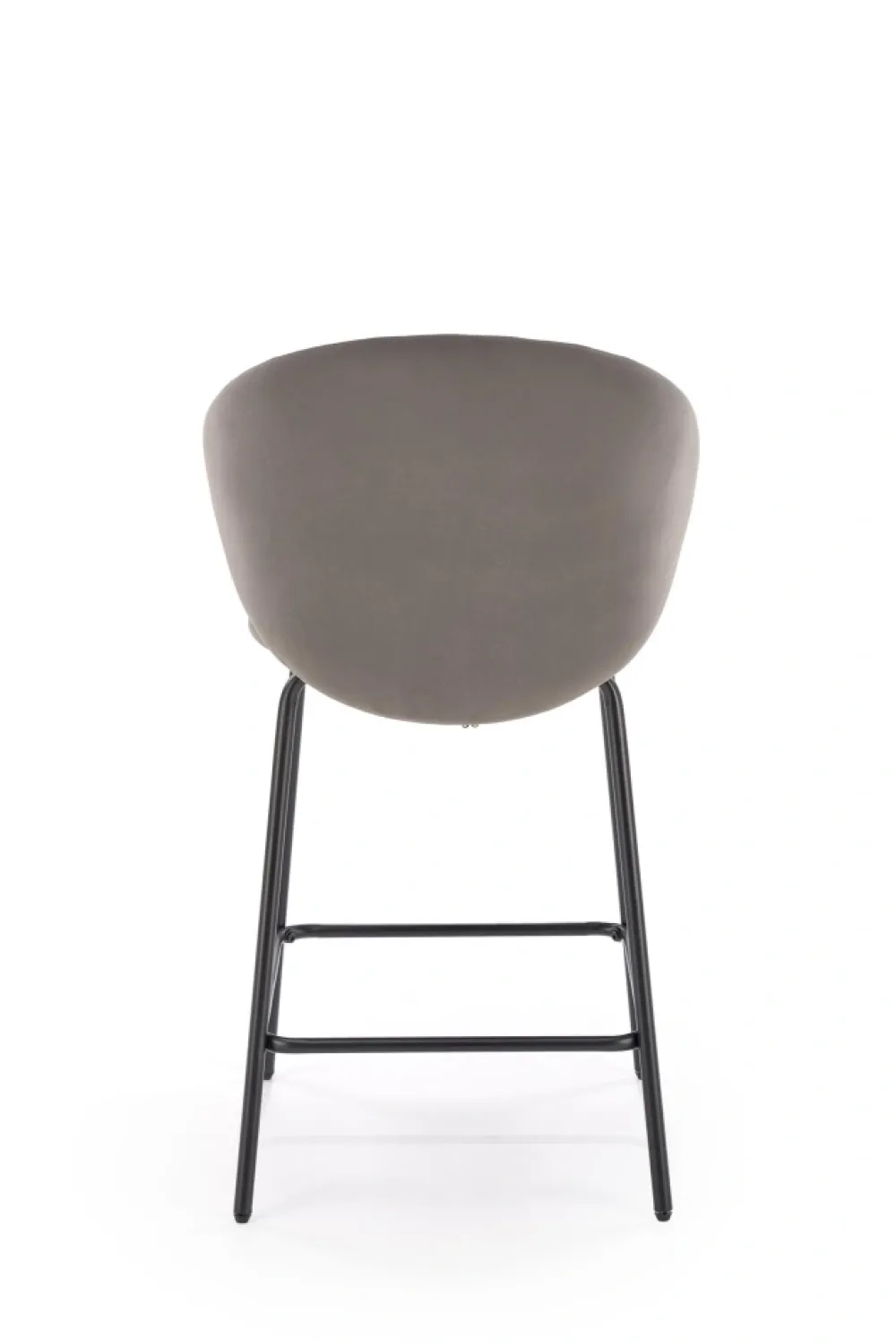 Halmar Taborety I Hokery*H121 hoker nogi - czarny, siedzisko - popielaty (1p=2szt)1 sztuka