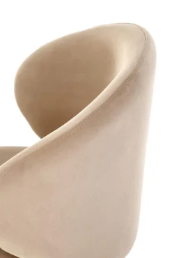 Halmar Taborety I Hokery*H121 hoker nogi - czarny, siedzisko - beżowy (1p=2szt)1 sztuka