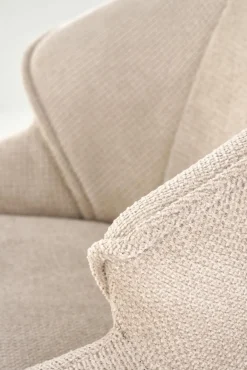 Halmar Taborety I Hokery*H122 hoker nogi - czarny, siedzisko - beżowy (1p=2szt)1 sztuka