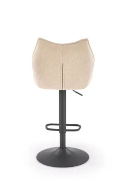 Halmar Taborety I Hokery*H122 hoker nogi - czarny, siedzisko - beżowy (1p=2szt)1 sztuka