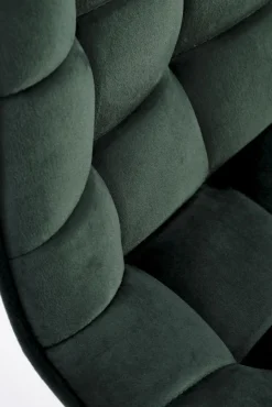 Halmar Taborety I Hokery*H120 hoker nogi - złote, siedzisko - ciemny zielony (1p=1szt)1 sztuka