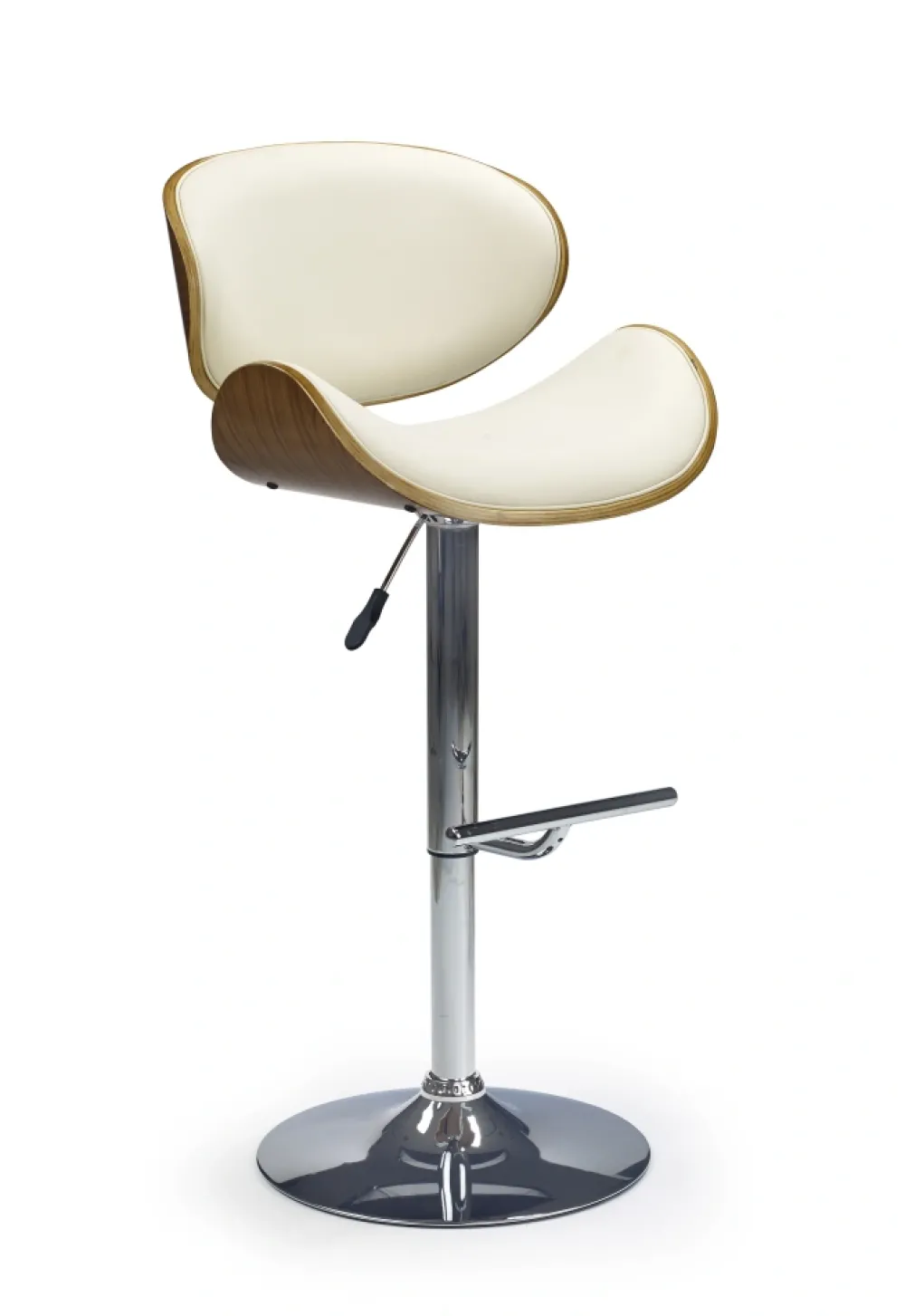 Halmar Taborety I Hokery*H44 hoker orzech/kremowy (1p=1szt)1 sztuka