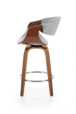 Halmar Taborety I Hokery*H123 hoker popielaty / orzechowy (1p=1szt)1 sztuka