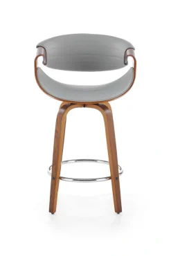 Halmar Taborety I Hokery*H123 hoker popielaty / orzechowy (1p=1szt)1 sztuka