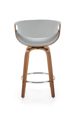 Halmar Taborety I Hokery*H123 hoker popielaty / orzechowy (1p=1szt)1 sztuka