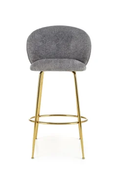 Halmar Taborety I Hokery*H116 hoker popielaty / złoty (1p=2szt)1 sztuka