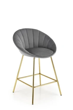 Halmar Taborety I Hokery Do Jadalni|Taborety I Hokery*H112 hoker popielaty / złoty (2p=2szt)1 sztuka