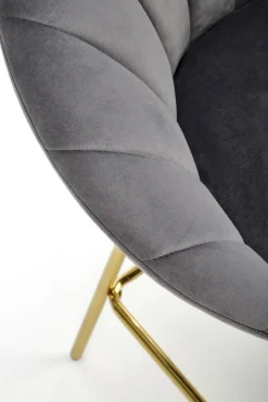 Halmar Taborety I Hokery Do Jadalni|Taborety I Hokery*H112 hoker popielaty / złoty (2p=2szt)1 sztuka