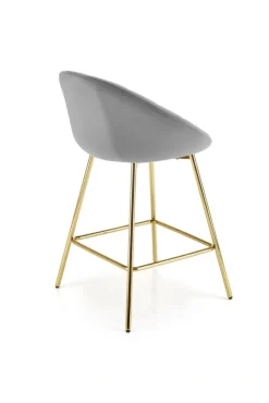 Halmar Taborety I Hokery Do Jadalni|Taborety I Hokery*H112 hoker popielaty / złoty (2p=2szt)1 sztuka