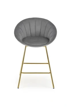 Halmar Taborety I Hokery Do Jadalni|Taborety I Hokery*H112 hoker popielaty / złoty (2p=2szt)1 sztuka