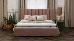 Hauss Łóżka Do Sypialni|Łóżka Tapicerowane*łóżko Koral z pojemnikiem w stylu minimalistycznym