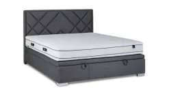 Hauss Łóżka Do Sypialni|Łóżka Tapicerowane*łóżko Linares Slim z pojemnikiem geometryczny wzór