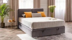 Hauss Łóżka Do Sypialni|Łóżka Tapicerowane*łóżko Sempre slim z pojemnikiem i poduchami