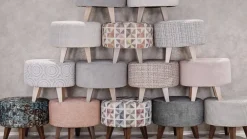 Hauss Pufy Do Przedpokoju|Pufy Do Pokoju Młodzieżowego*pufa Rondo na wysokich nóżkach