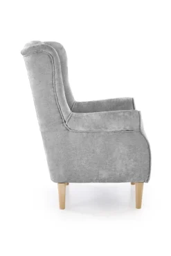 Halmar Fotele*HERMES fotel wypoczynkowy, popielaty (tkanina MARKOS 14-#22)1 sztuka