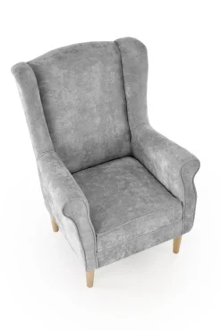 Halmar Fotele*HERMES fotel wypoczynkowy, popielaty (tkanina MARKOS 14-#22)1 sztuka