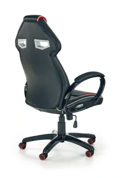 Halmar Fotele*HONOR fotel gabinetowy czarno-czerwony1 sztuka