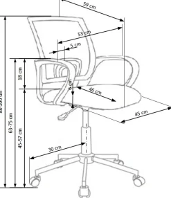 Halmar Fotele*IBIS BUTTERFLY fotel młodzieżowy wielobarwny1 sztuka