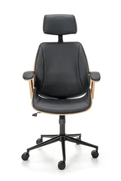 Halmar Fotele*IGNAZIO fotel obrotowy, orzechowy-czarny (1p=1szt)1 sztuka