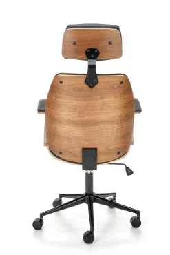 Halmar Fotele*IGNAZIO fotel obrotowy, orzechowy-czarny (1p=1szt)1 sztuka