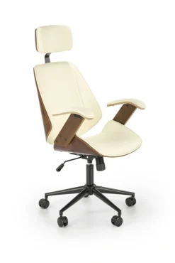 Halmar Fotele*IGNAZIO fotel obrotowy, orzechowy-kremowy (1p=1szt)1 sztuka